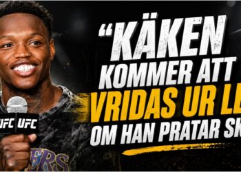 terrance mckinney under presskonferens fore ufc 329