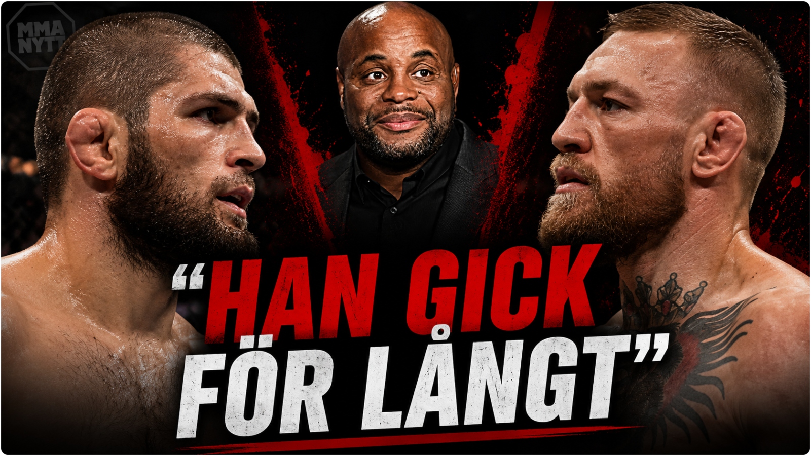 Daniel Cormier, Khabib Nurmagomedov och Conor McGregor i MMA-montage