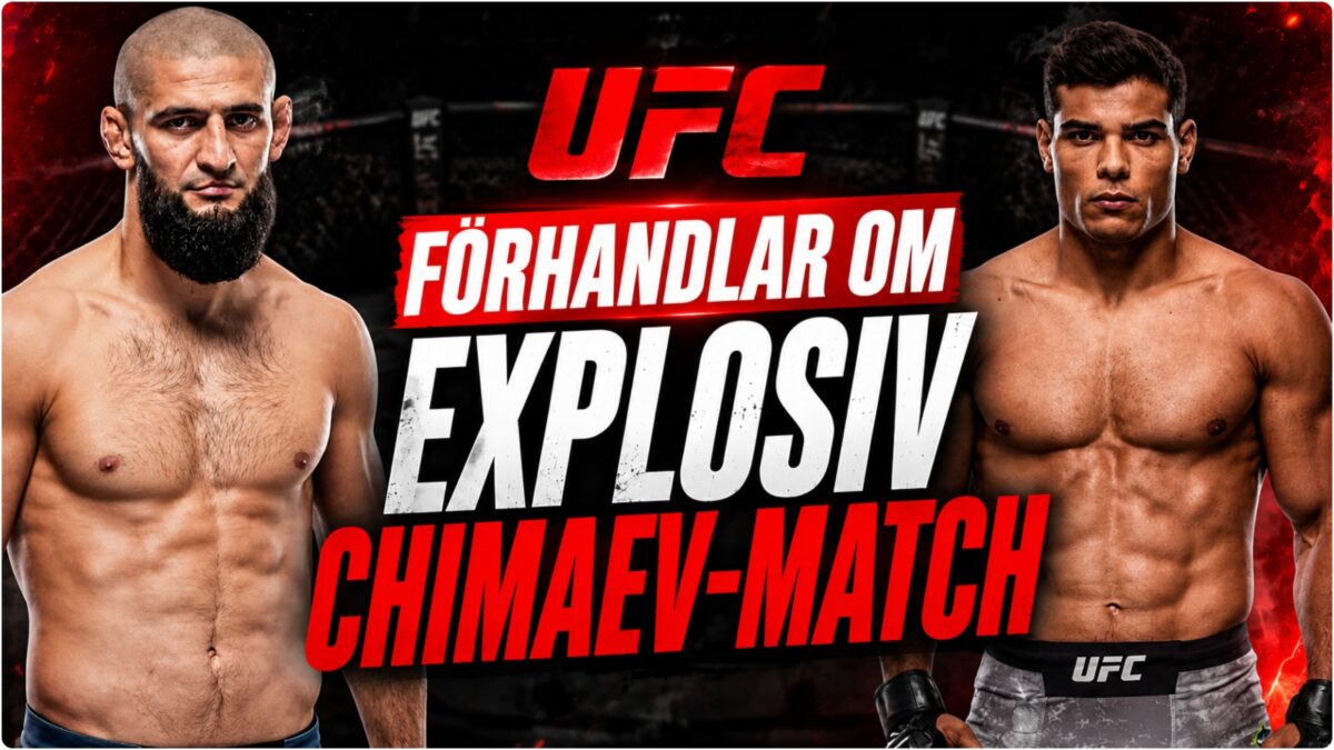 Khamzat Chimaev och Paulo Costa i UFC