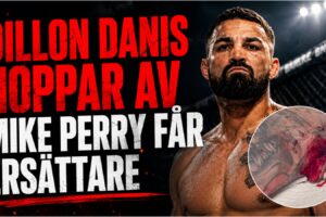 Mike Perry under presskonferens infor Duel Arena