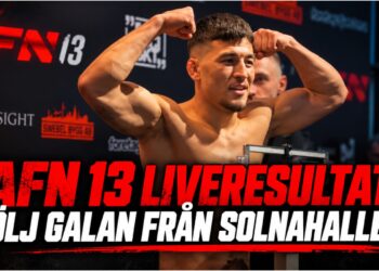 AFN 13 Solnahallen Hamza Boughamza matchkort