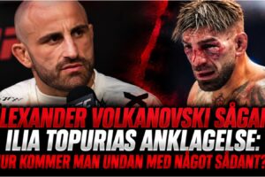Alexander Volkanovski under UFC intervju