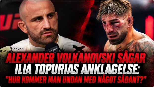 Alexander Volkanovski under UFC intervju