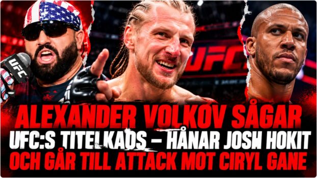 Alexander Volkov under UFC-intervju