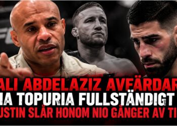 Ali Abdelaziz och Ilia Topuria under UFC-sammanhang