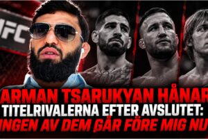Arman Tsarukyan efter UFC-match