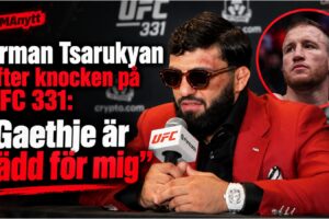 Arman Tsarukyan efter UFC-seger
