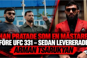 Arman Tsarukyan under UFC 331 i Los Angeles