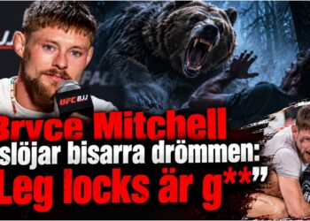 Bryce Mitchell efter match mot Mikey Musumeci