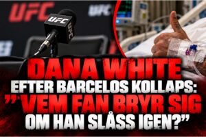 Dana White under presskonferens i Las Vegas