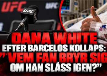 Dana White under presskonferens i Las Vegas
