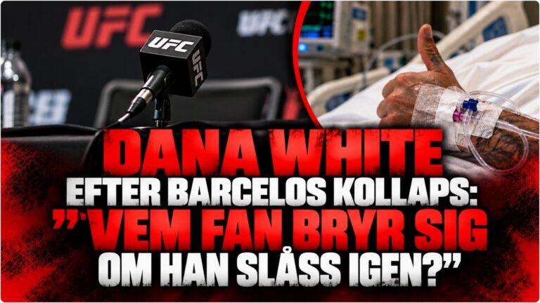 Dana White under presskonferens i Las Vegas