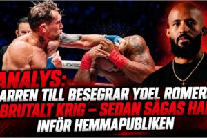 Darren Till och Yoel Romero under bare knuckle-match i Manchester