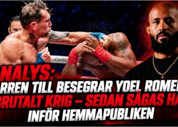 Darren Till och Yoel Romero under bare knuckle-match i Manchester