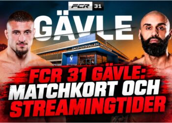 FCR 31 matchkort med Dyrup och Karanta i Gavle