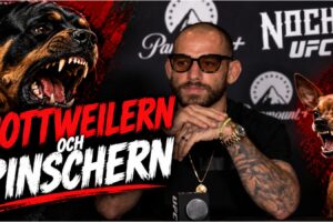 Jean Silva under UFC-mediedag