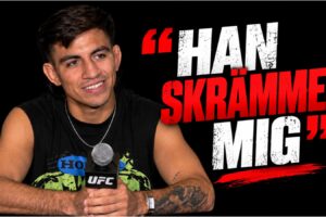 Jose Miguel Delgado under UFC mediedag i Arizona