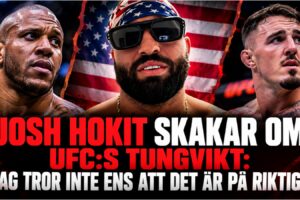Josh Hokit under UFC-intervju infor titelmatchen mot Ciryl Gane
