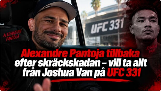 Joshua Van infor UFC 331 i oktagonen