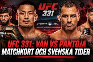 Joshua Van och Alexandre Pantoja infor UFC 331