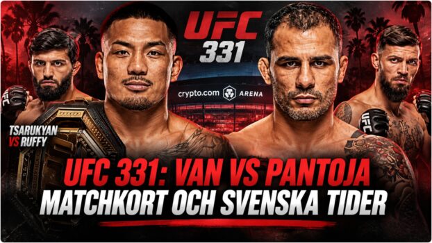 Joshua Van och Alexandre Pantoja infor UFC 331