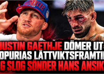 Justin Gaethje och Ilia Topuria