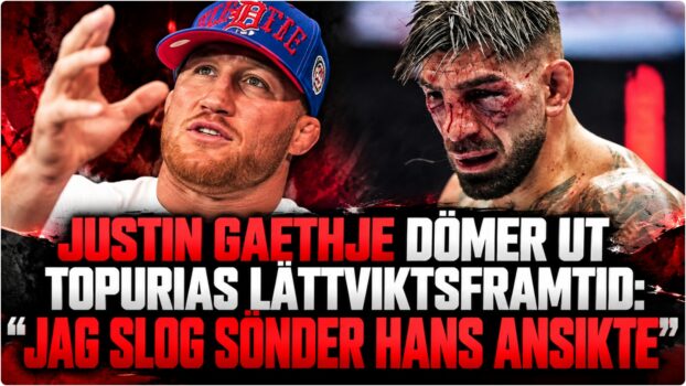 Justin Gaethje och Ilia Topuria