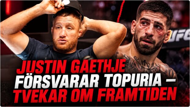 Justin Gaethje och Ilia Topuria efter UFC White House