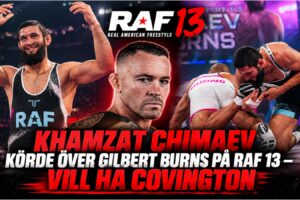 Khamzat Chimaev efter segern mot Gilbert Burns