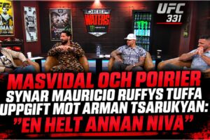 Mauricio Ruffy och Arman Tsarukyan infor UFC 331