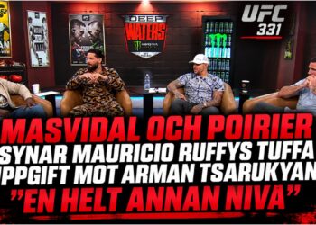 Mauricio Ruffy och Arman Tsarukyan infor UFC 331