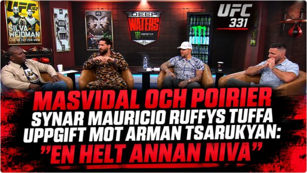 Mauricio Ruffy och Arman Tsarukyan infor UFC 331