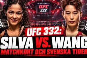 Natalia Silva och Wang Cong infor UFC 332