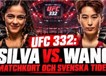 Natalia Silva och Wang Cong infor UFC 332