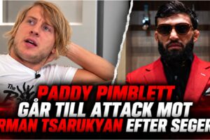 Paddy Pimblett reagerar pa Arman Tsarukyans UFC-match