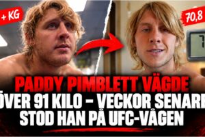 Paddy Pimblett under traning infor UFC-match