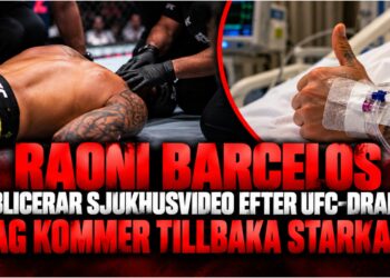 Raoni Barcelos i sjukhussang efter UFC-match