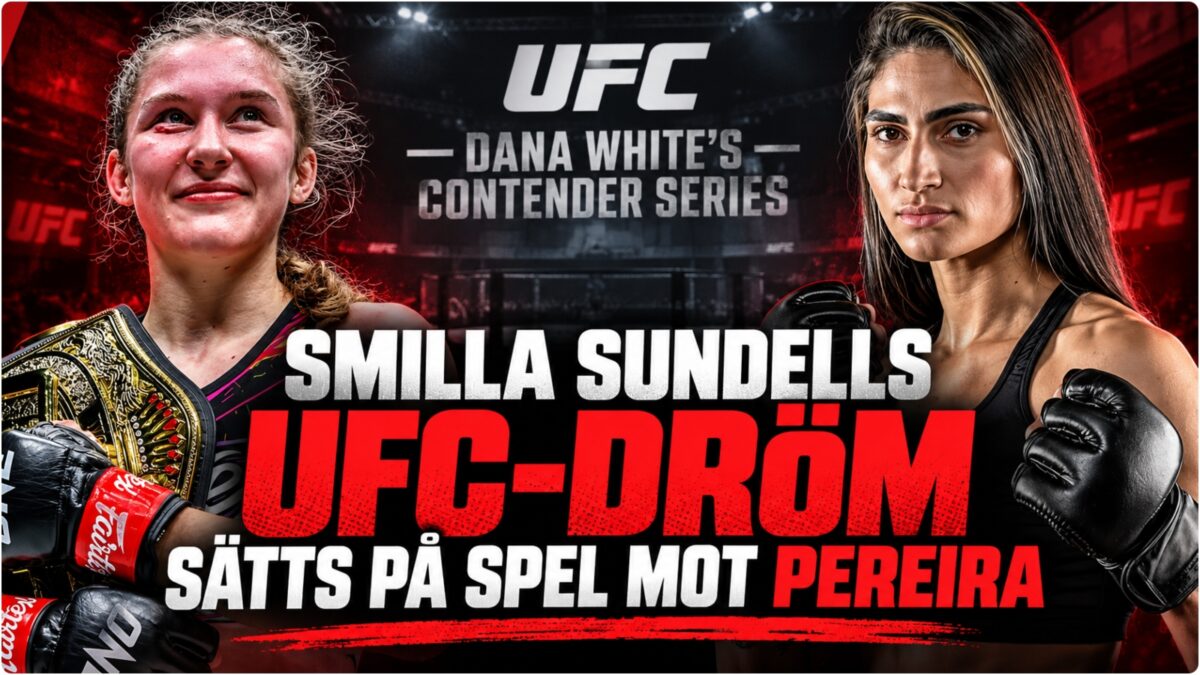 Smilla Sundell i Dana Whites Contender Series-grafik