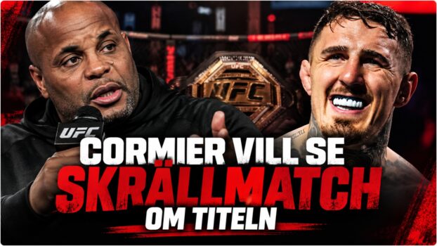 Tom Aspinall och Daniel Cormier under UFC-sammanhang