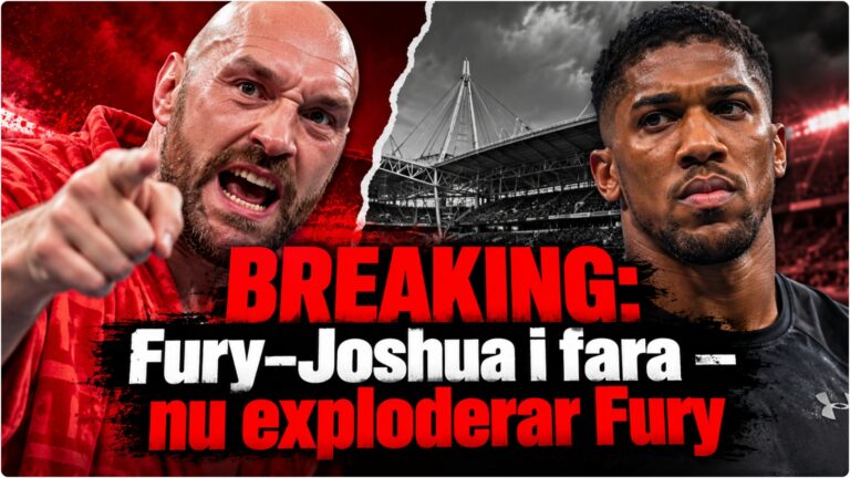 Tyson Fury och Anthony Joshua infor tungviktsmatch