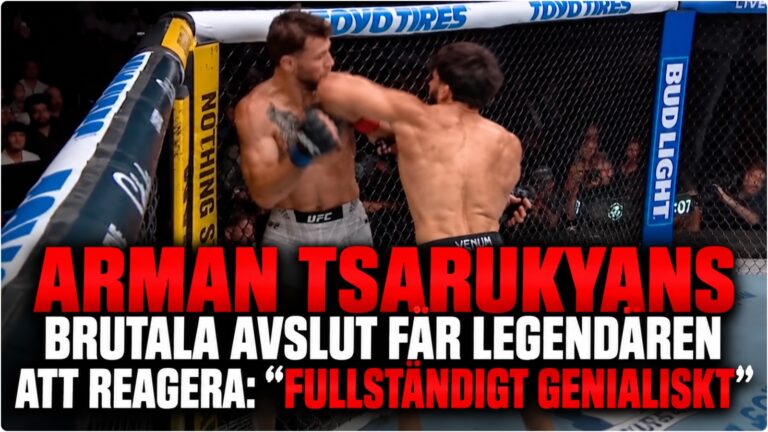 arman tsarukyan efter ufc match mot mauricio ruffy