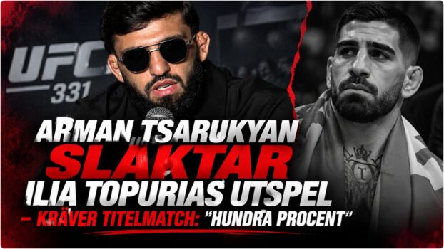 arman tsarukyan pa presskonferens infor ufc 331