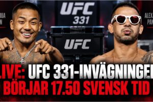 joshua van alexandre pantoja ufc 331 invagning