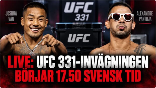 joshua van alexandre pantoja ufc 331 invagning