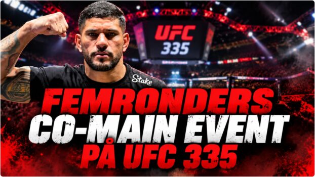 Alex Pereira och Sergei Pavlovich infor UFC 335