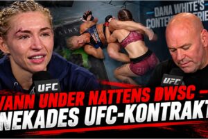 Alivia Bierley efter Contender Series-match