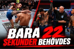 Andre Fili sparkar Kai Kamaka III under UFC Vegas 122