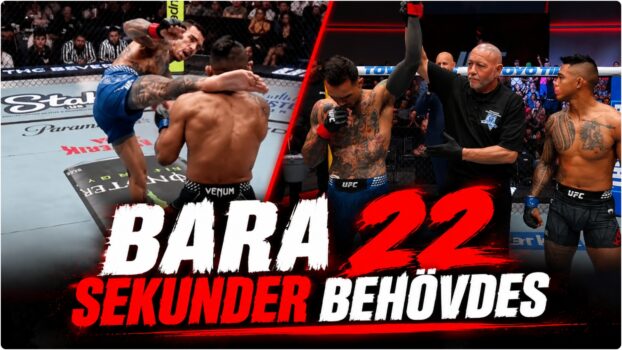 Andre Fili sparkar Kai Kamaka III under UFC Vegas 122