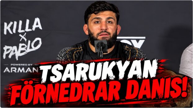 Arman Tsarukyan och Dillon Danis under RAF 14