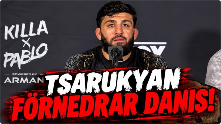 Arman Tsarukyan och Dillon Danis under RAF 14